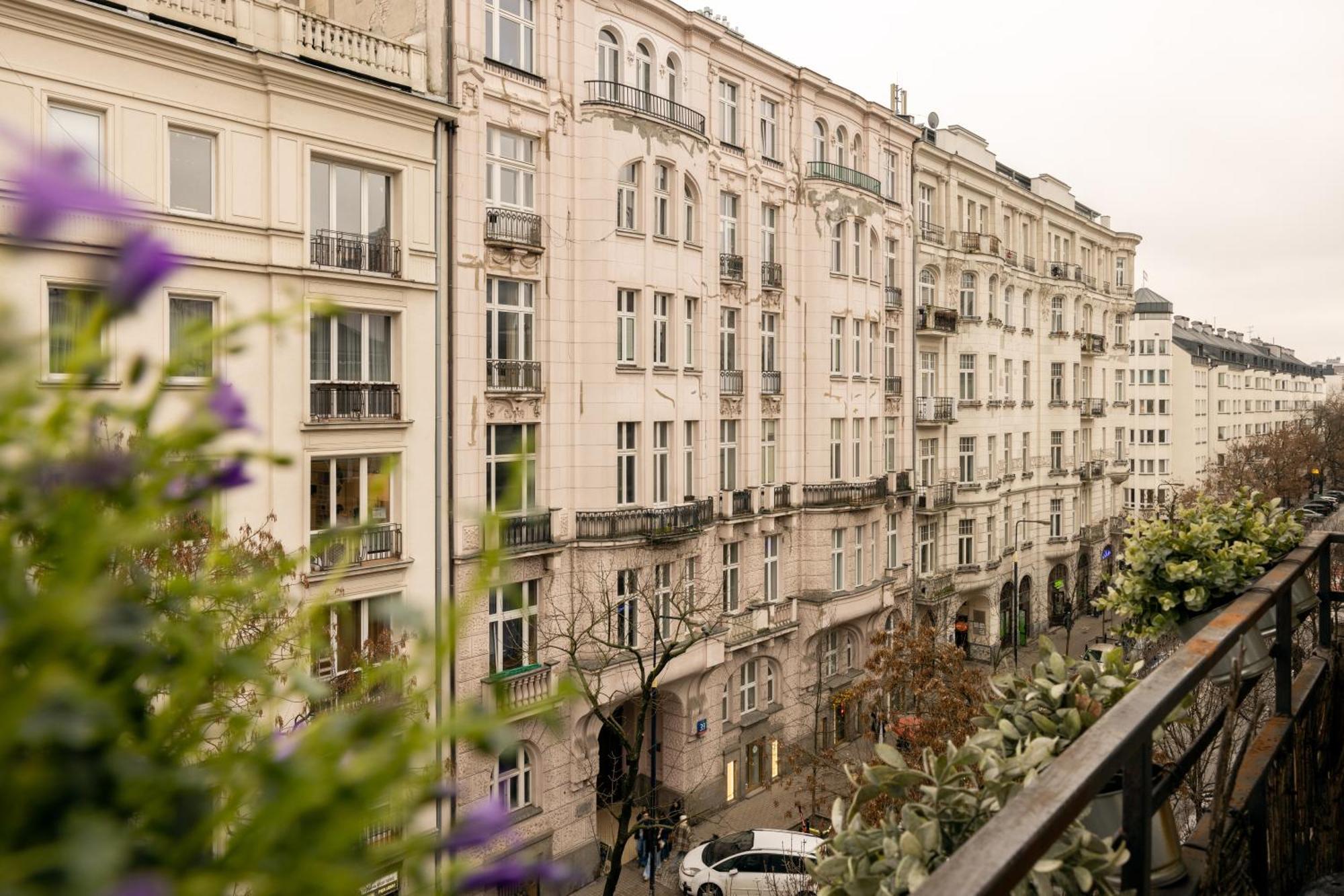 Relax Apartment Hoza / Poznanska Warschau Exterior foto